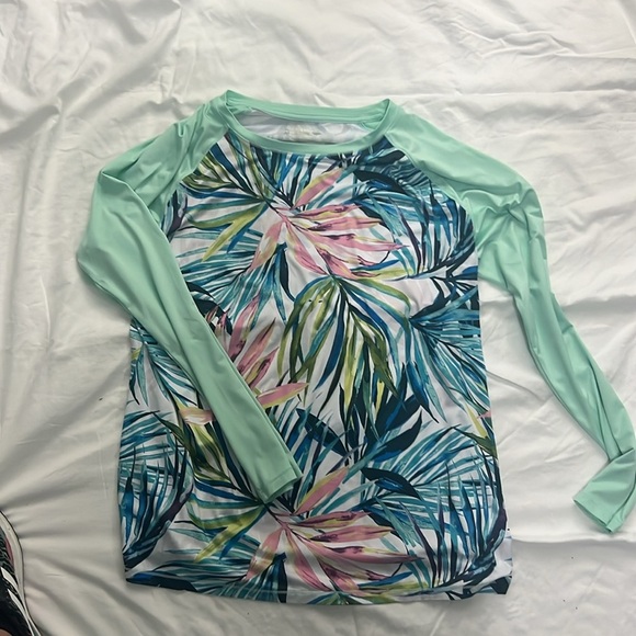 Tropical Long Sleeve Rash Guard - Picture 2 of 3